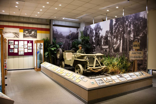 China-Burma-India Gallery at the U.S. Army Transportation Museum.