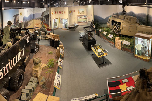 Vietnam gallery display at the U.S. Army Transportation Museum.