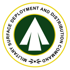 Logo for the 1174th Deployment & Distribution Support Battalion