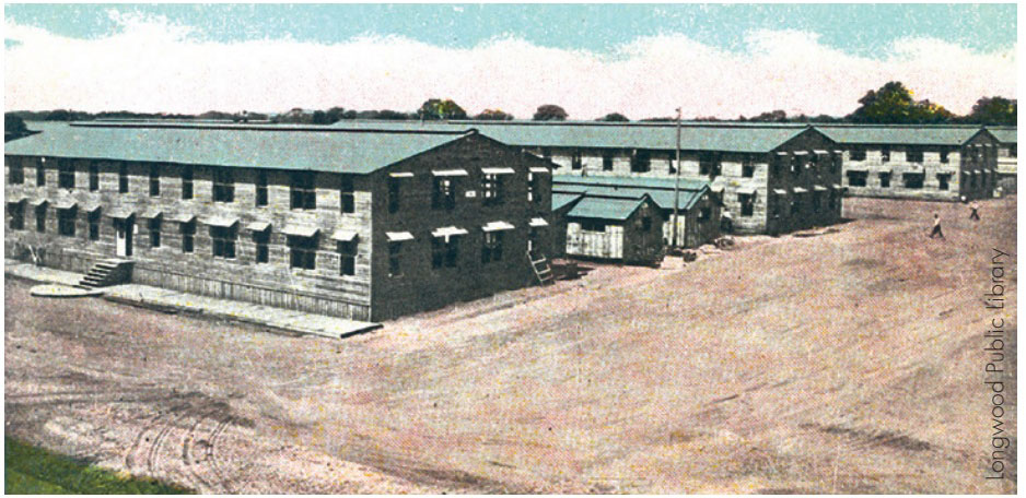 Barracks at Camp Upton, c. 1918