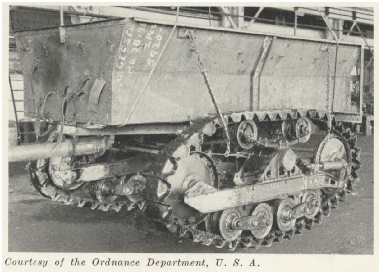 Fig. 8. Watertown Arsenal 3-Ton Trailer. Courtesy of the Ordnance Department, U. S. A.