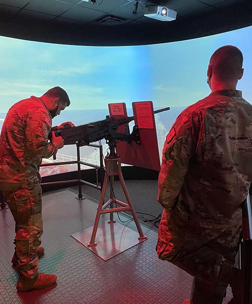 US Army VDS simulator.