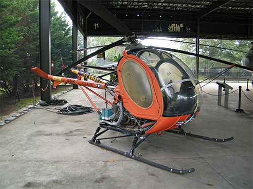 TH-55 Osage on exhibit at the TC Museum.