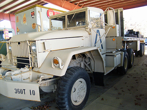 The M52A2 version of the tractor on exhibit at the TC Museum.