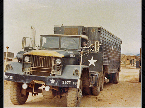 The M52A2 version of the tractor in the field.