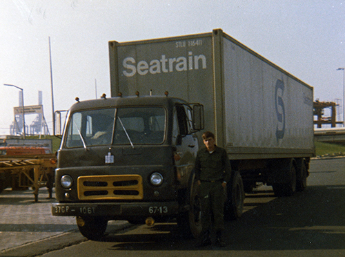 DCO-205-H International at a port.