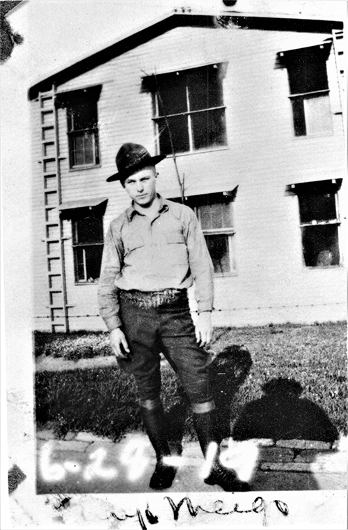 PFC Edward J. Mantle a member of the Transcontinental Convoy in 1919.