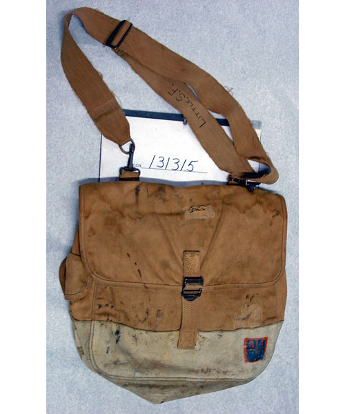 Full view of the officer's bag.