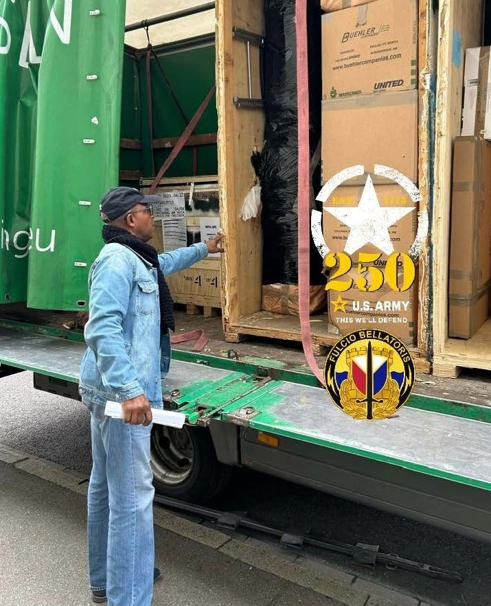 Courtesy Photo | Colin Greene is a transportation assistant with Logistics Readiness Center Stuttgart. He said as an immigrant, he’s humbled to be given the opportunity to serve the United States of America, first as a Soldier and now as an Army civilian. “I’m especially humbled this year … as we celebrate the Army’s 250th birthday. Happy 250th birthday, U.S. Army!” Greene said. (U.S. Army courtesy photo)