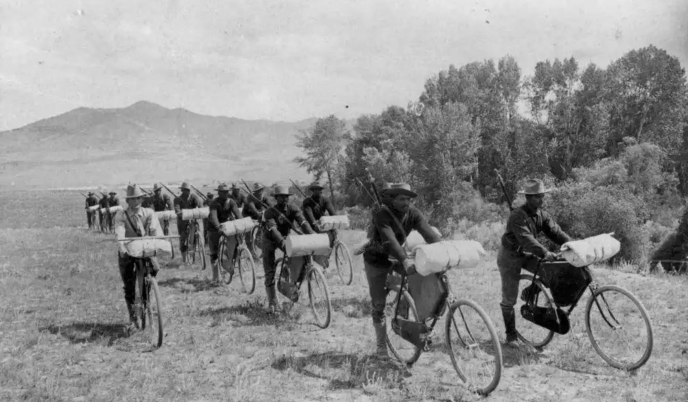 Lieutenant James Moss led the bicycle corps on its historic ride across the American West. University of Montana