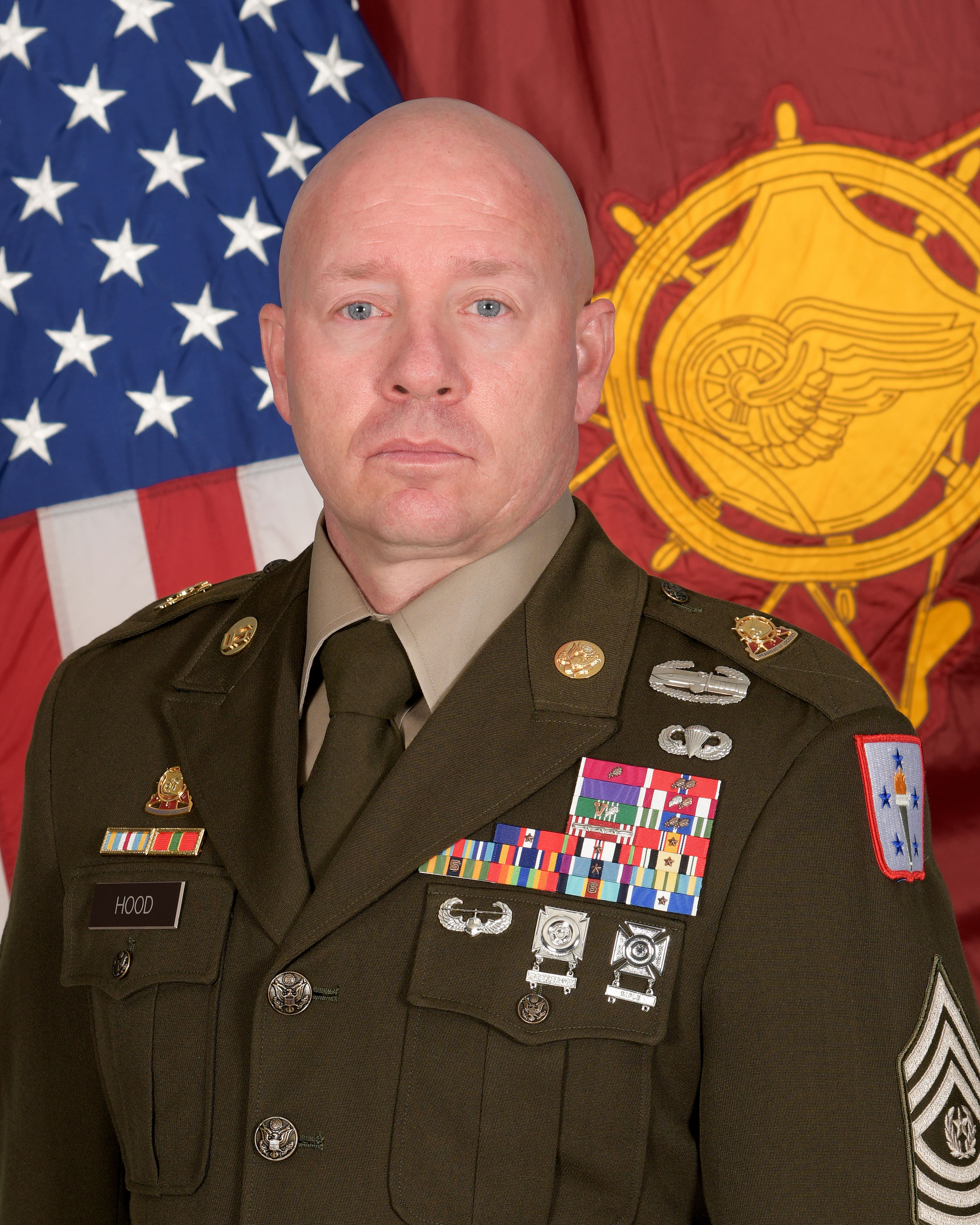 Image of the Command Sergeant Major for the Transportation Corps